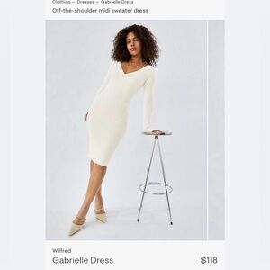 Brand new Wilfred Gabrielle Sweater Dress